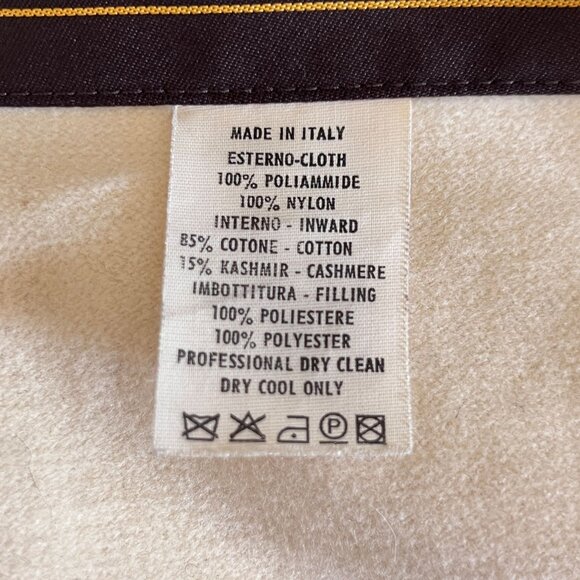 Loro Piana StormSystem Twenty K Vest Mens XL Black Made In Italy Cashmere Lined - Picture 12 of 16